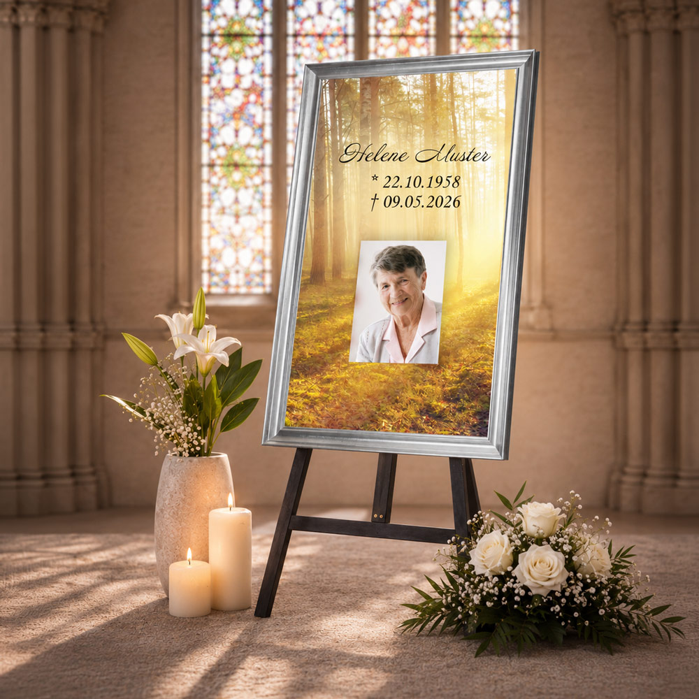 FUNERALdisplay Staffelei